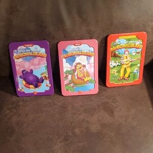 McDonald's McDonaldland Adventure Cards - Purple, Pink, Yellow